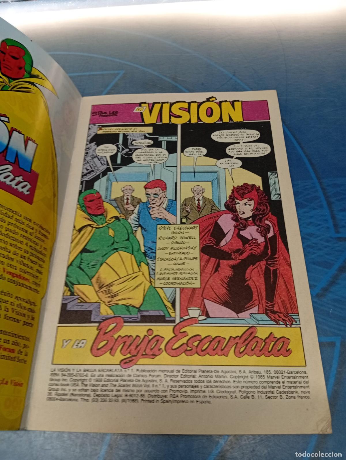 C&oacute;mics: La Vision y La Bruja Escarlata, Comics Forum N&ordm;1 - Foto 4