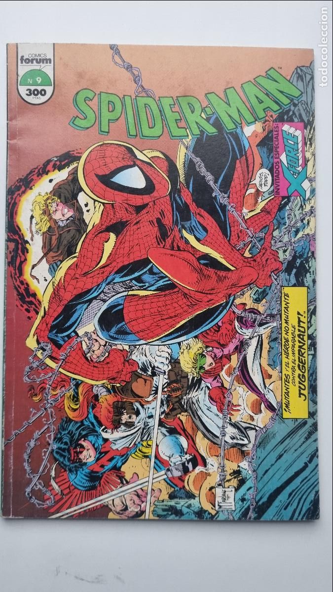 C&oacute;mics: SPIDER-MAN - N&ordm; 9 - &iexcl;MUTANTES Y EL HEROE NO MUTANTE CONTRA EL IMPARABLE JUGGERNAUT! - Foto 1