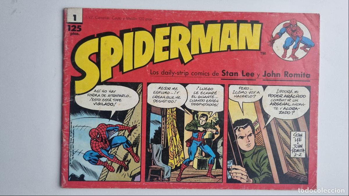 C&oacute;mics: SPIDERMAN - N&ordm; 1 - Los daily-strip comics de Stan Lee y Jhon Romita - 1989