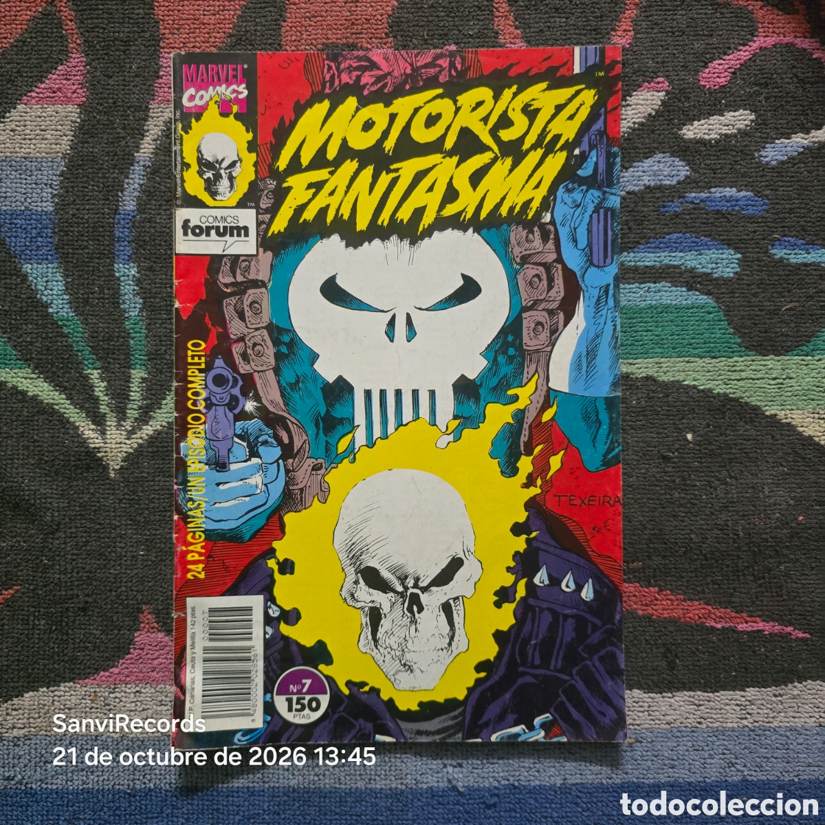 C&oacute;mics: MARVEL COMICS 7: MOTORISTA FANTASMA (FORUM)