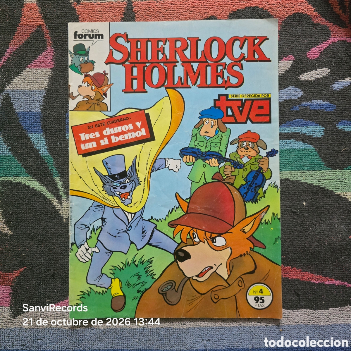 C&oacute;mics: SHERLOCK HOLMES 4: TRES DUROS Y UN SI BEMOL (FORUM)