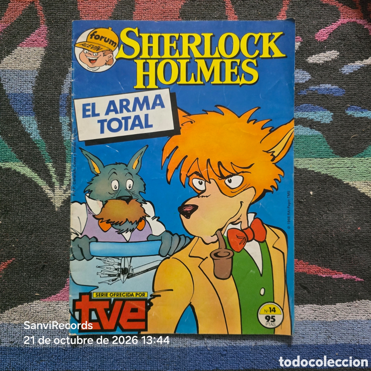 C&oacute;mics: SHERLOCK HOLMES 14: EL ARMA TOTAL (FORUM)