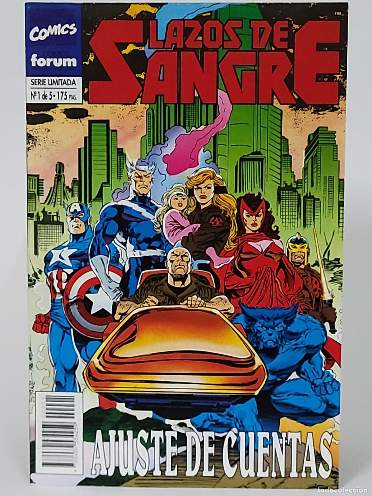 C&oacute;mics: C&Oacute;MIC LAZOS DE SANGRE 1 AJUSTE DE CUENTAS FORUM GRAPA MARVEL EXCELENTE ESTADO