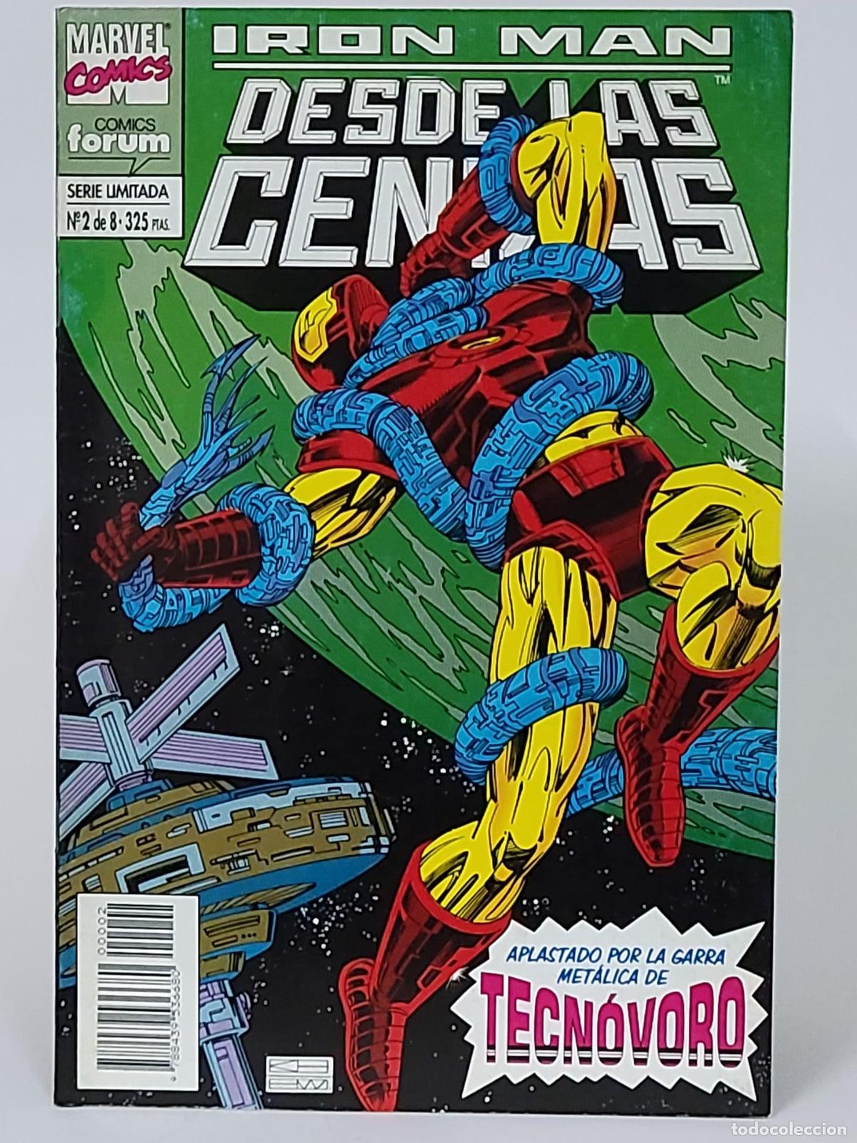 C&oacute;mics: C&Oacute;MIC IRON MAN 2 APLASTADO POR LA GARRA MET&Aacute;LICA DE TECN&Oacute;VORO FORUM GRAPA MARVEL EXCELENTE ESTADO