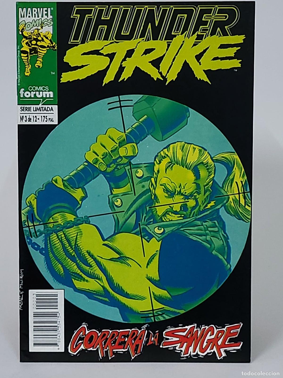 C&oacute;mics: C&Oacute;MIC THUNDERSTRIKE 3 CORRER&Aacute; LA SANGRE FORUM GRAPA MARVEL EXCELENTE ESTADO - Foto 1