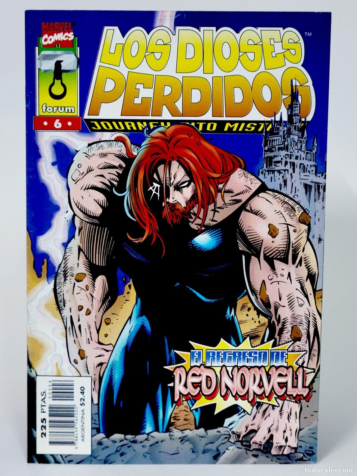 C&oacute;mics: C&Oacute;MIC LOS DIOSES PERDIDOS 6 EL REGRESO DE RED NORVELL FORUM GRAPA MARVEL EXCELENTE ESTADO