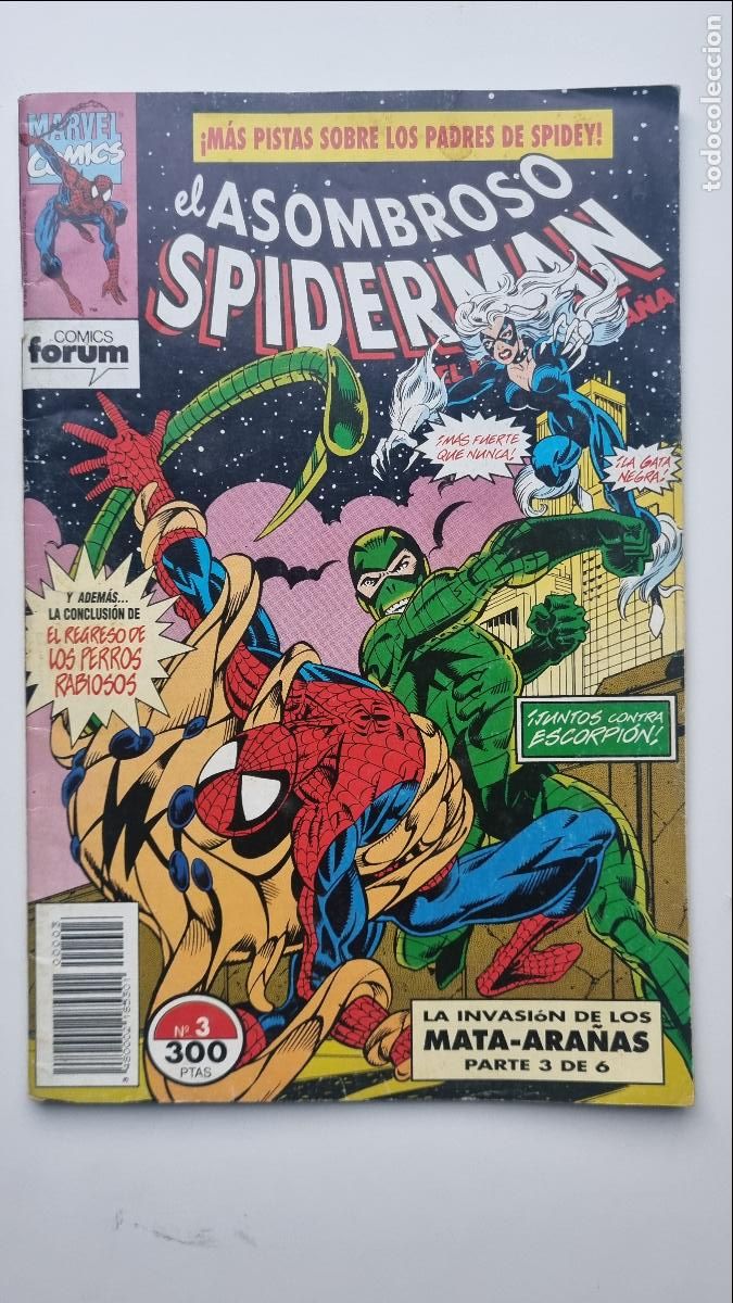C&oacute;mics: El asombroso SPIDERMAN - Y la gata negra, &iexcl;M&aacute;s pistas sobre los padres de Spidey!