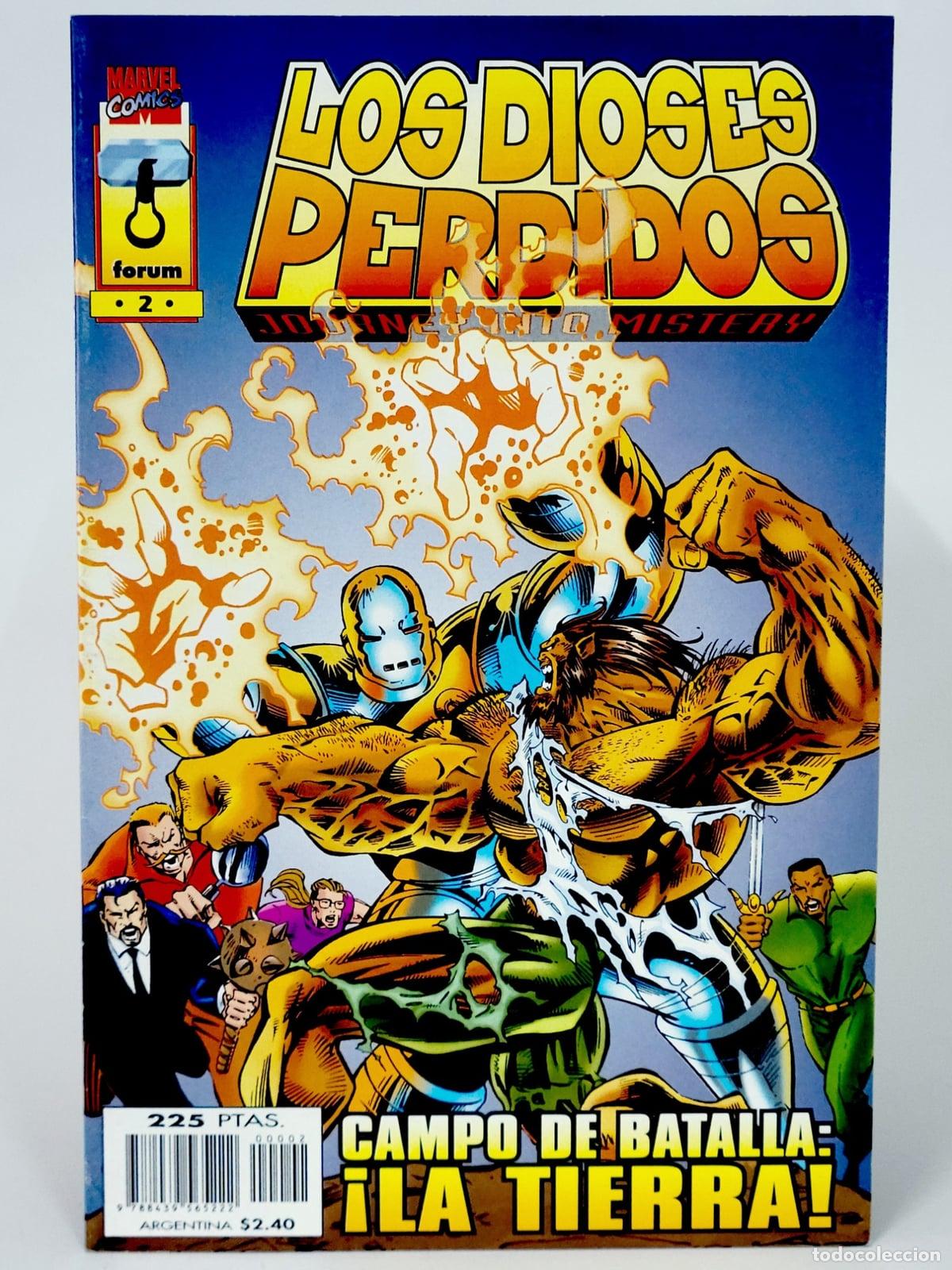 C&oacute;mics: C&Oacute;MIC LOS DIOSES PERDIDOS 2 CAMPO DE BATALLA: &iexcl;LA TIERRA! FORUM GRAPA MARVEL EXCELENTE ESTADO