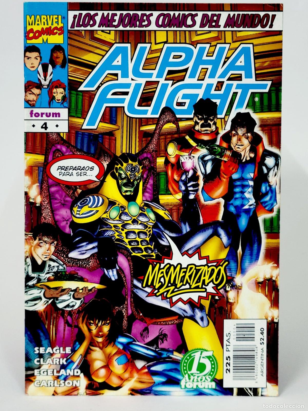 C&oacute;mics: C&Oacute;MIC ALPHA FLIGHT 4 MESMERIZADOS VOL.2 FORUM GRAPA MARVEL VOLUMEN EXCELENTE ESTADO