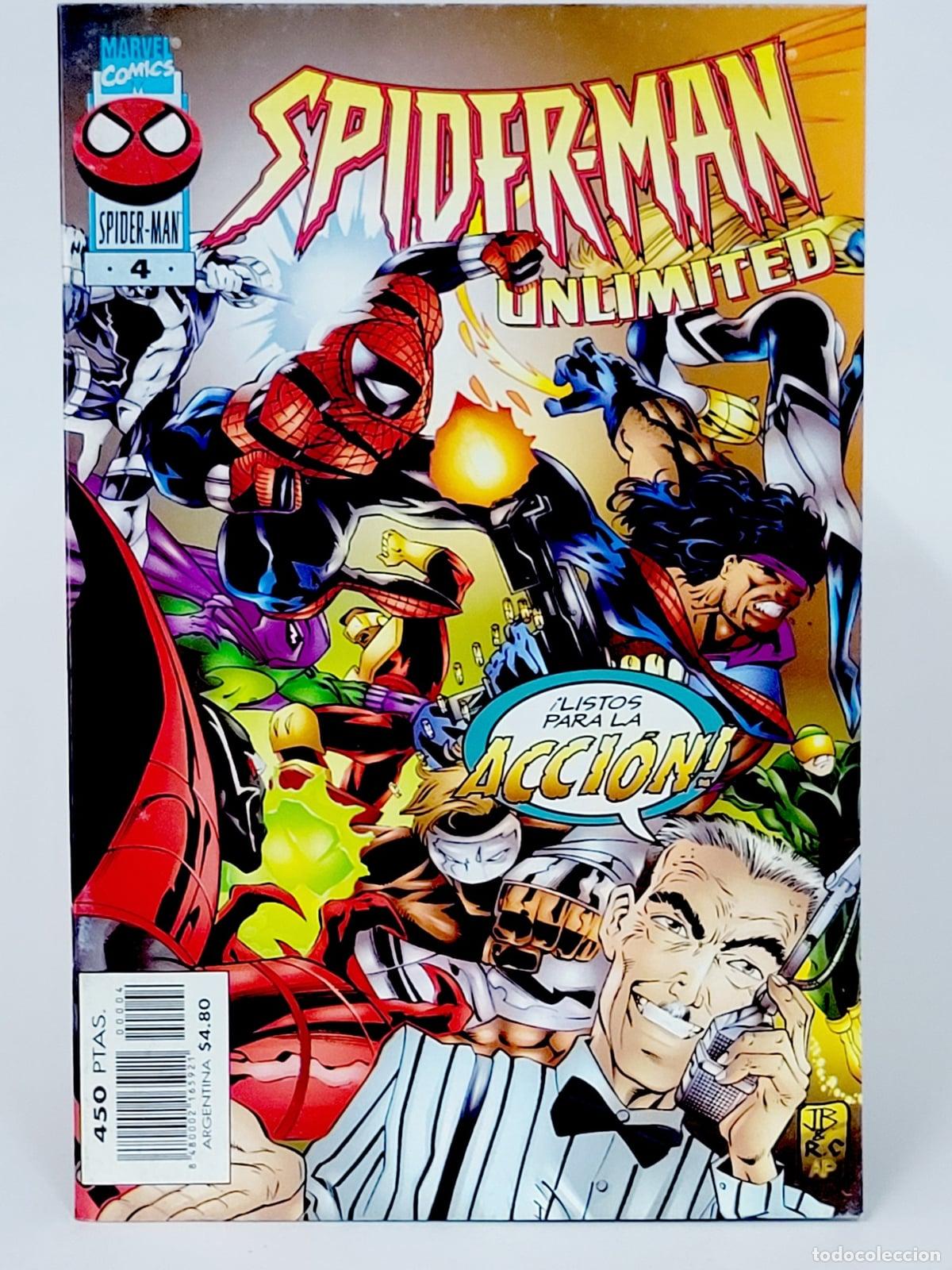 C&oacute;mics: C&Oacute;MIC SPIDERMAN 4 UNLIMITED FORUM GRAPA MARVEL EXCELENTE ESTADO