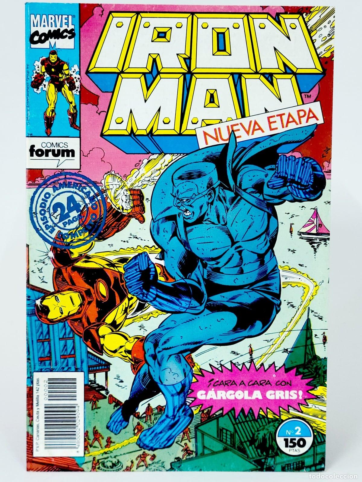 C&oacute;mics: C&Oacute;MIC IRON MAN 2 &iexcl;CARA A CARA CON G&Aacute;RGOLA GRIS! VOL.2 FORUM GRAPA MARVEL VOLUMEN EXCELENTE ESTADO