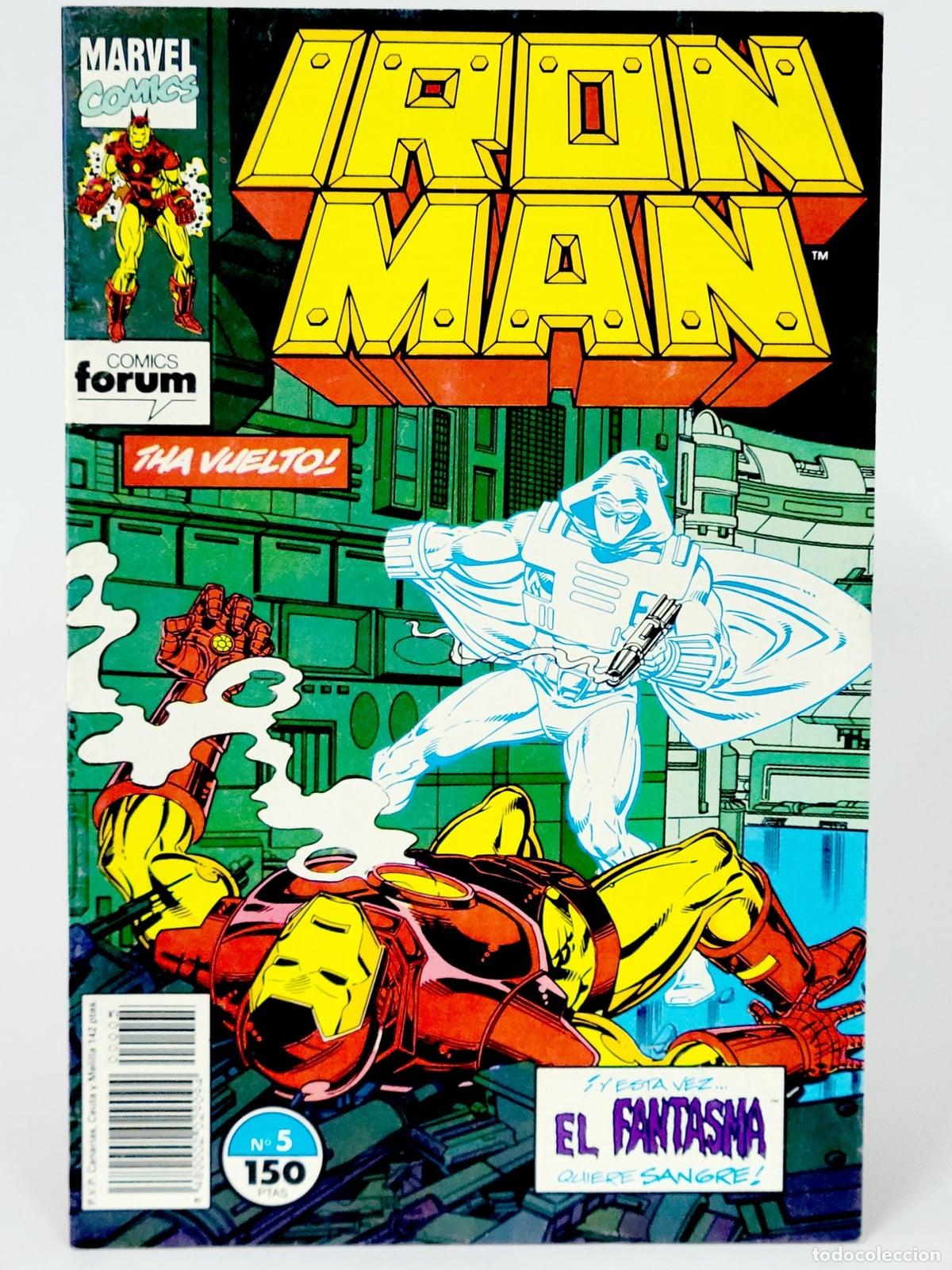 C&oacute;mics: C&Oacute;MIC IRON MAN 5 EL FANTASMA QUIERE SANGRE VOL.2 FORUM GRAPA MARVEL VOLUMEN EXCELENTE ESTADO