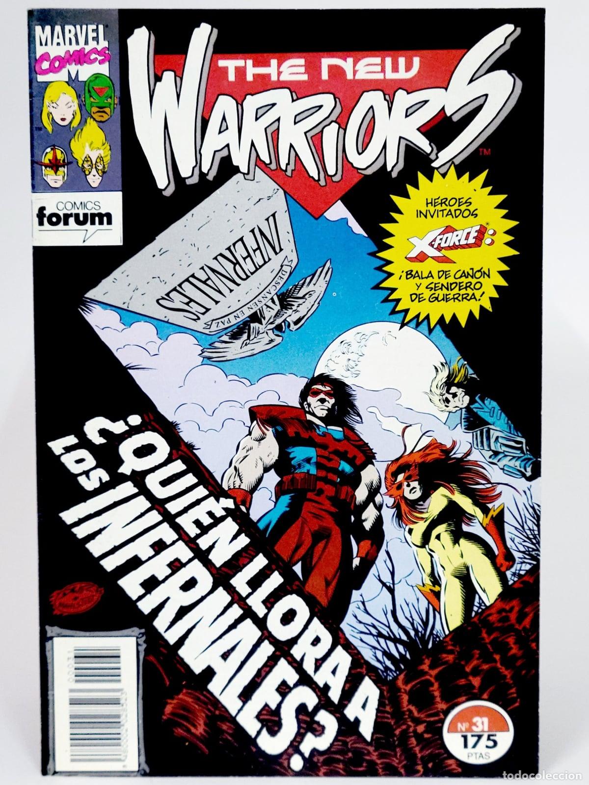 C&oacute;mics: C&Oacute;MIC THE NEW WARRIORS 31 &iquest;QUI&Eacute;N LLORA A LOS INFERNALES? VOL.1 FORUM MARVEL VOLUMEN EXCELENTE ESTADO