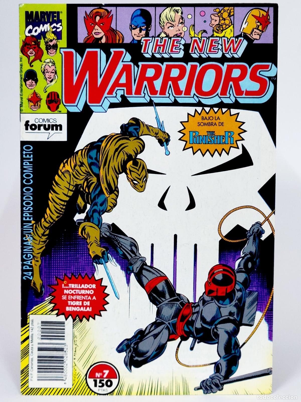 C&oacute;mics: C&Oacute;MIC THE NEW WARRIORS 7 VOL.1 FORUM GRAPA MARVEL VOLUMEN EXCELENTE ESTADO
