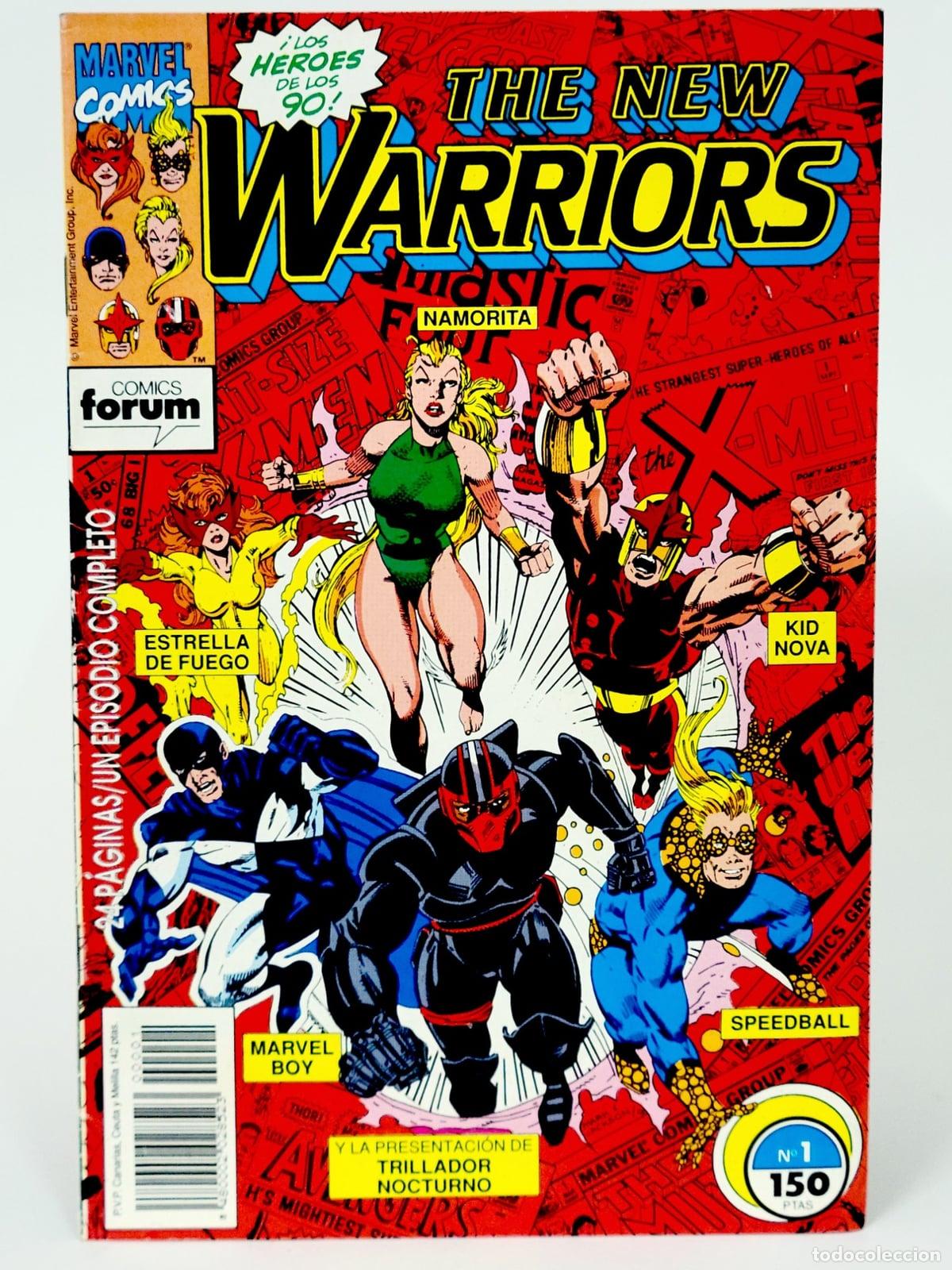 C&oacute;mics: C&Oacute;MIC THE NEW WARRIORS 1 &iexcl;LOS H&Eacute;ROES DE LOS 90! VOL.1 FORUM GRAPA MARVEL VOLUMEN EXCELENTE ESTADO