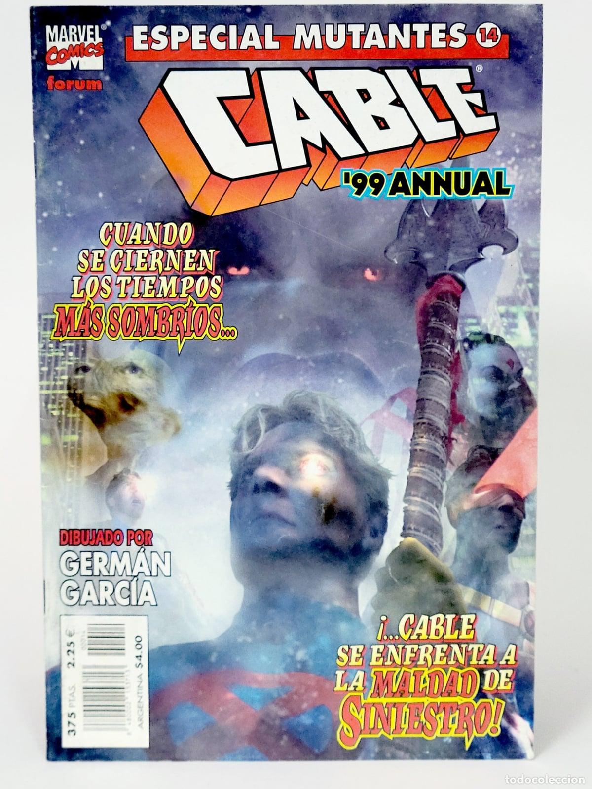 C&oacute;mics: C&Oacute;MIC CABLE 14 '99 ANNUAL (ESPECIAL EXTRA) FORUM GRAPA MARVEL EXCELENTE ESTADO