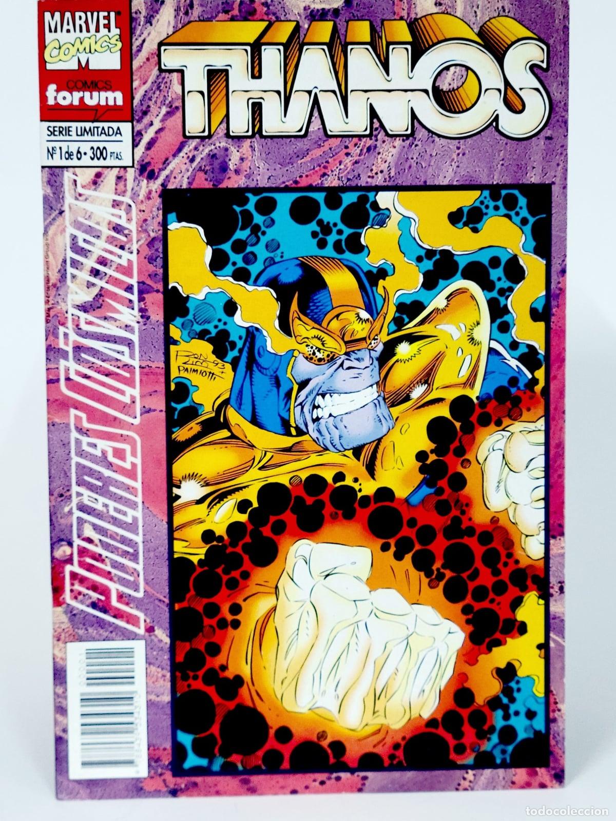 C&oacute;mics: C&Oacute;MIC THANOS 1 PODERES C&Oacute;SMICOS VOL.1 FORUM GRAPA MARVEL VOLUMEN DE KIOSCO