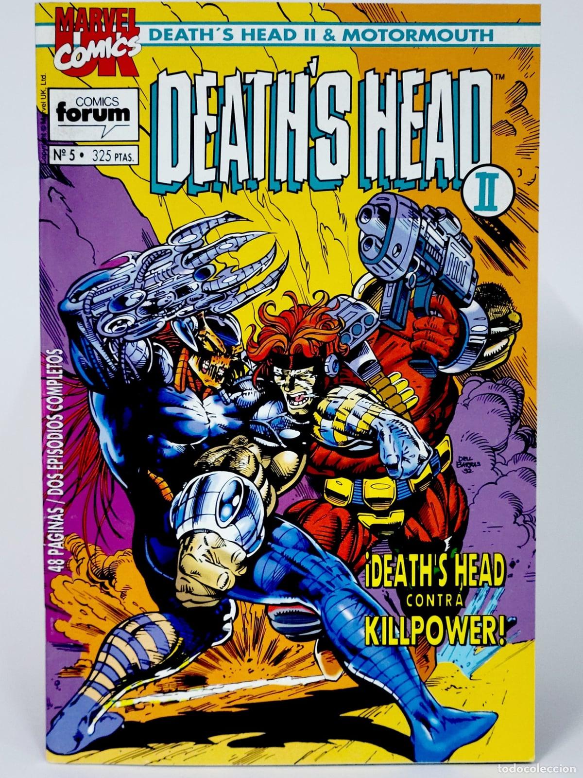 C&oacute;mics: C&Oacute;MIC DEATH'S HEAD II 5 CONTRA KILLPOWER! FORUM GRAPA MARVEL DE KIOSCO