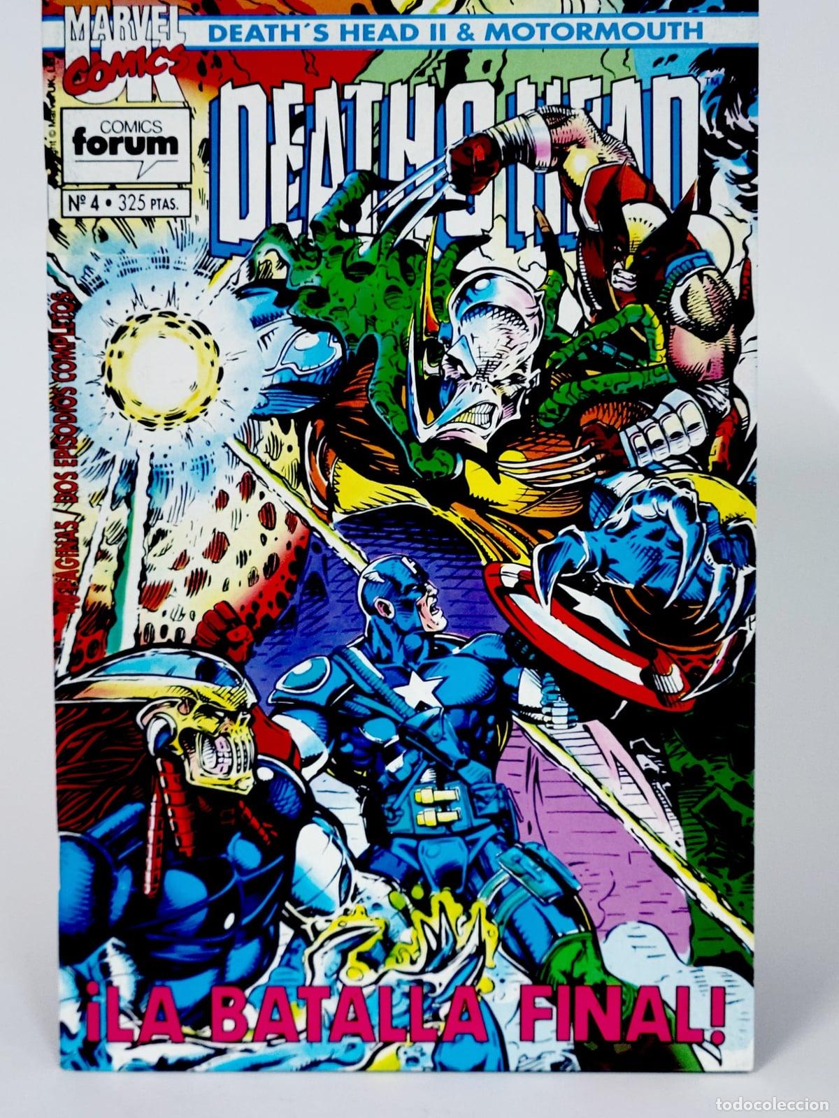 C&oacute;mics: C&Oacute;MIC DEATHS HEAD II 4 &iexcl;LA BATALLA FINAL! FORUM GRAPA MARVEL DE KIOSCO - Foto 1