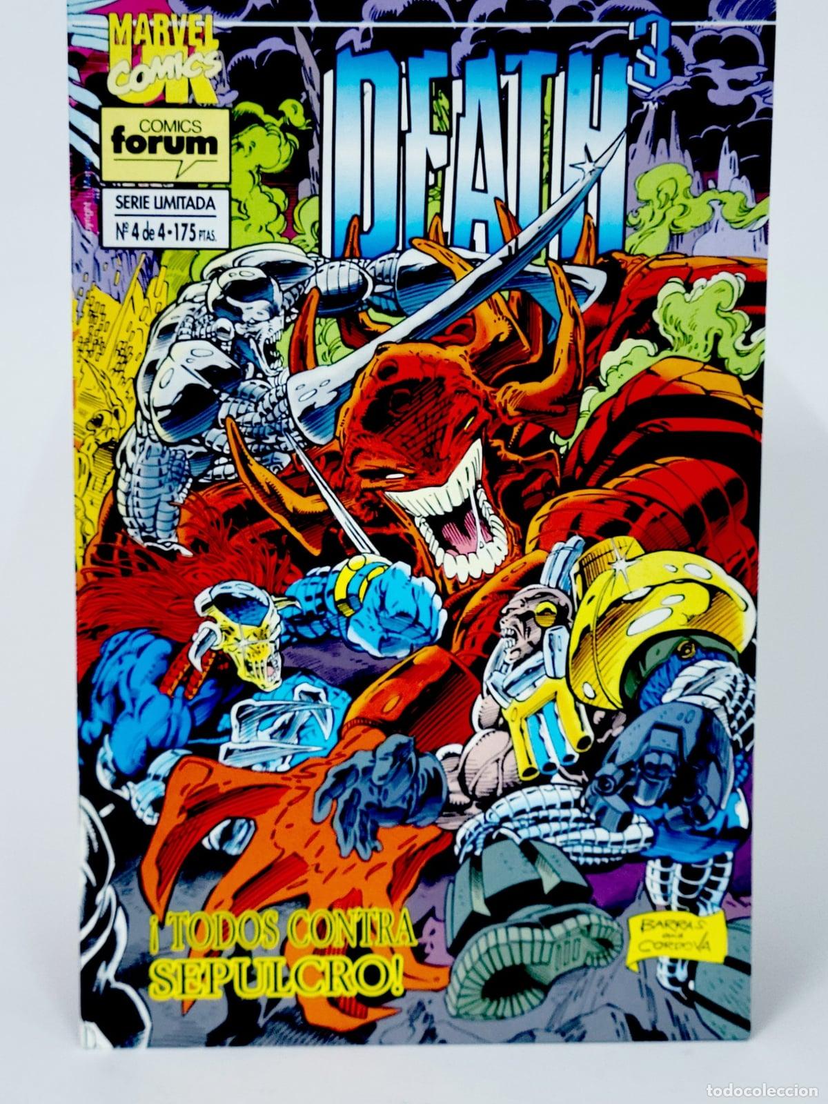 C&oacute;mics: C&Oacute;MIC DEATH 4 TODOS CONTRA SEPULCRO! FORUM GRAPA MARVEL DE KIOSCO