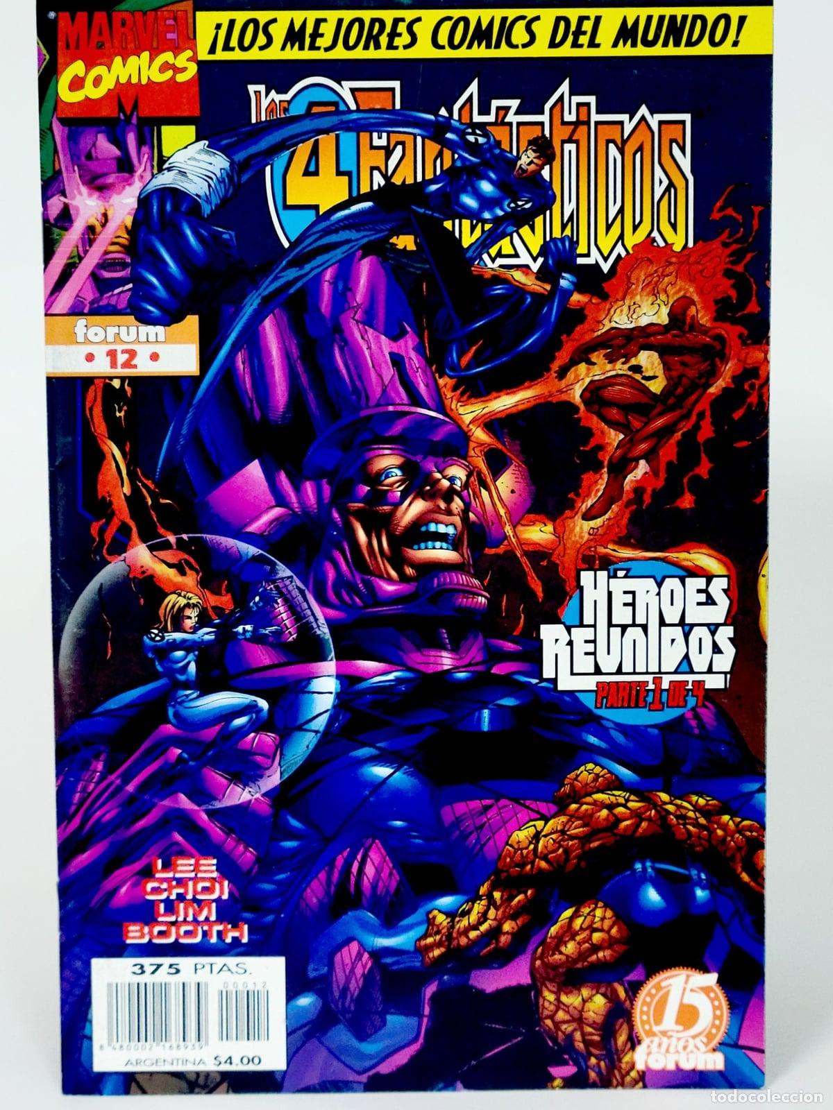 C&oacute;mics: C&Oacute;MIC LOS 4 FANT&Aacute;STICOS 12 H&Eacute;ROES REUNIDOS (PARTE 1 DE 4) VOL.2 FORUM GRAPA MARVEL VOLUMEN DE KIOSCO