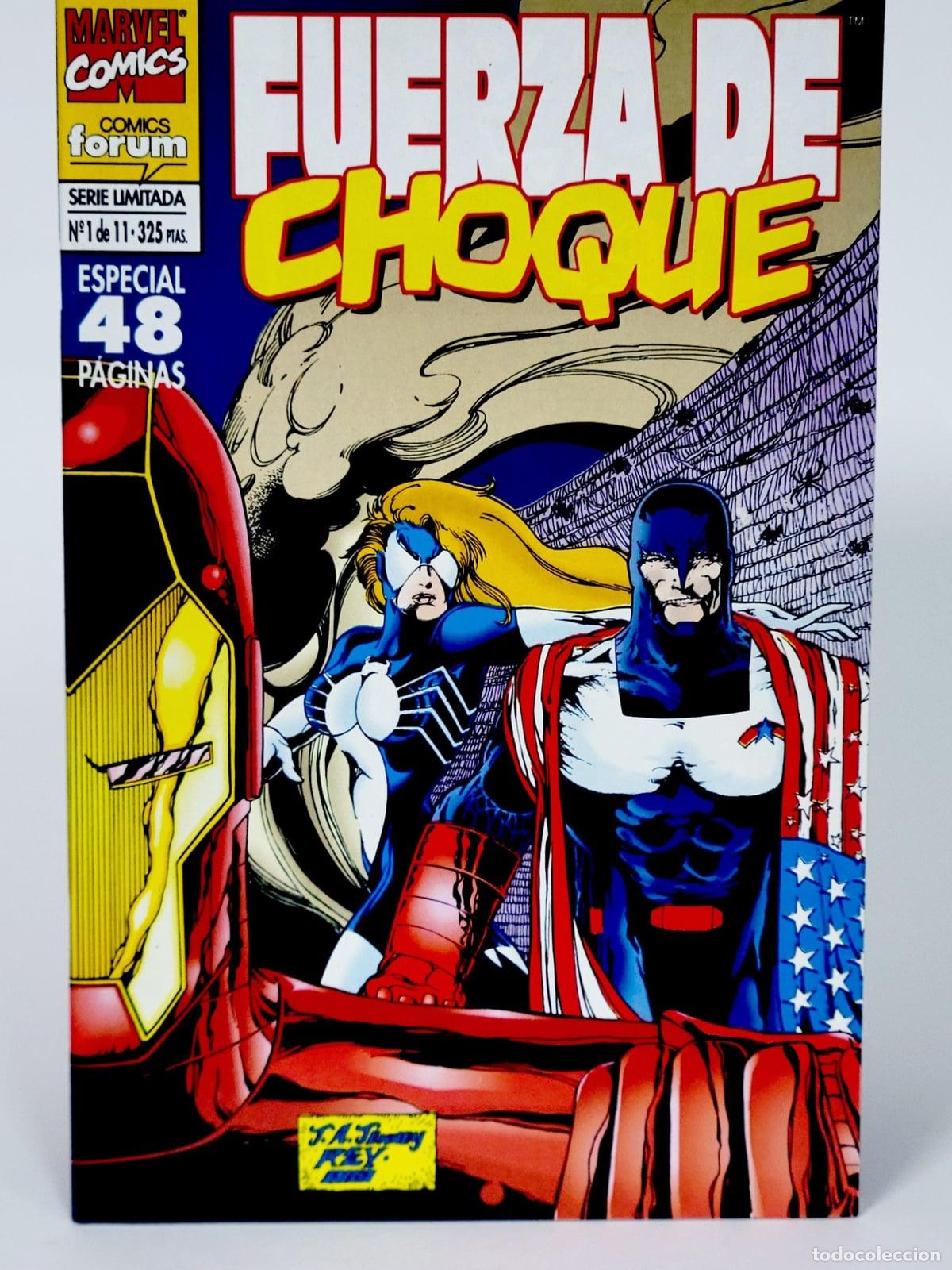 C&oacute;mics: C&Oacute;MIC FUERZA DE CHOQUE 1 VOL.1 FORUM GRAPA MARVEL VOLUMEN DE KIOSCO