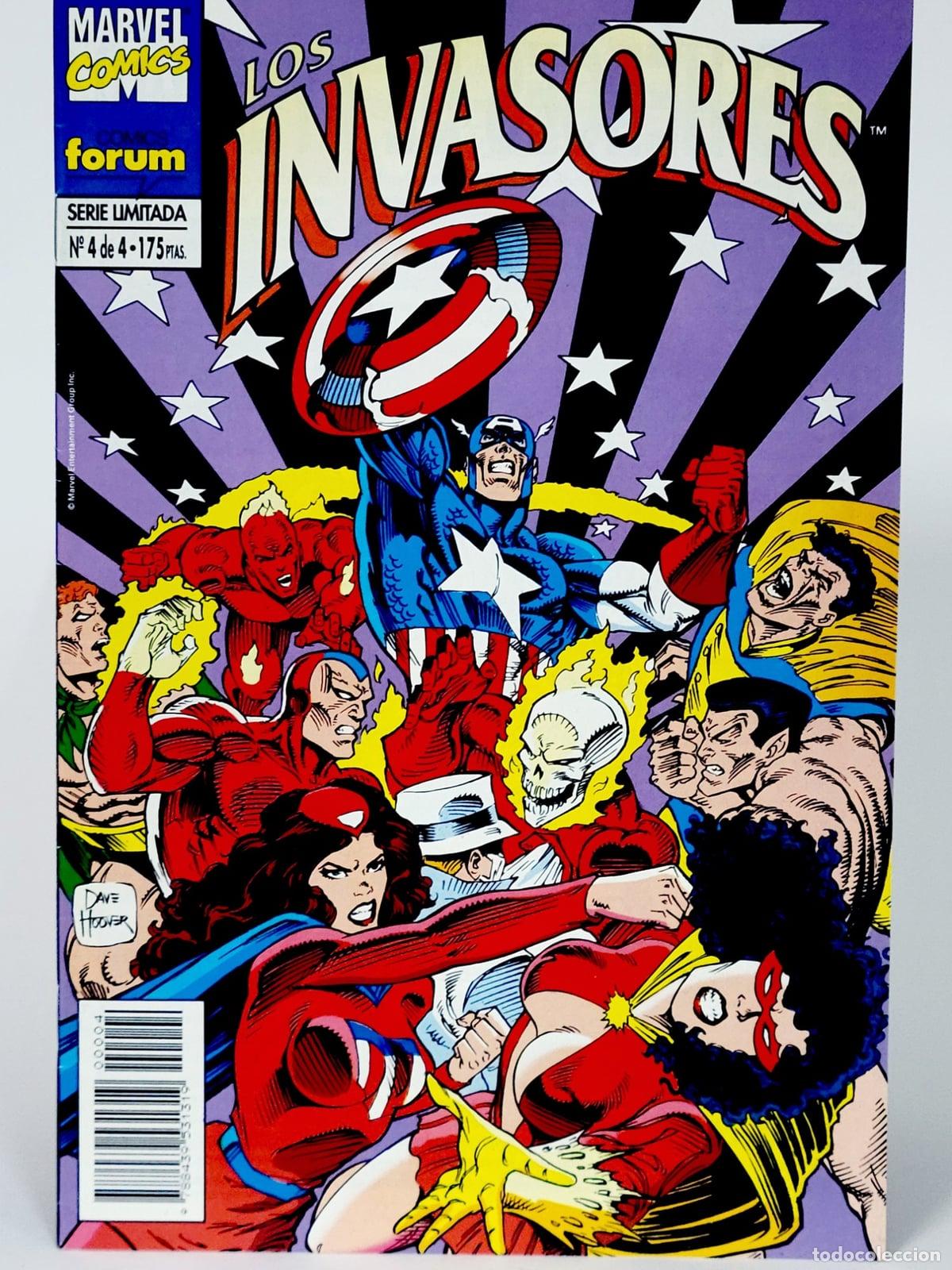 C&oacute;mics: C&Oacute;MIC LOS INVASORES 4 FORUM GRAPA MARVEL DE KIOSCO - Foto 1