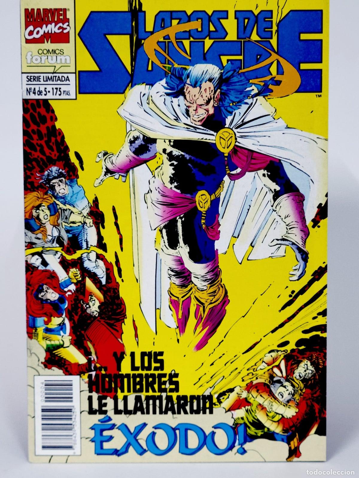 C&oacute;mics: C&Oacute;MIC LAZOS DE SANGRE 4 LOS HOMBRES LE LLAMARON &Eacute;XODO! FORUM GRAPA MARVEL DE KIOSCO