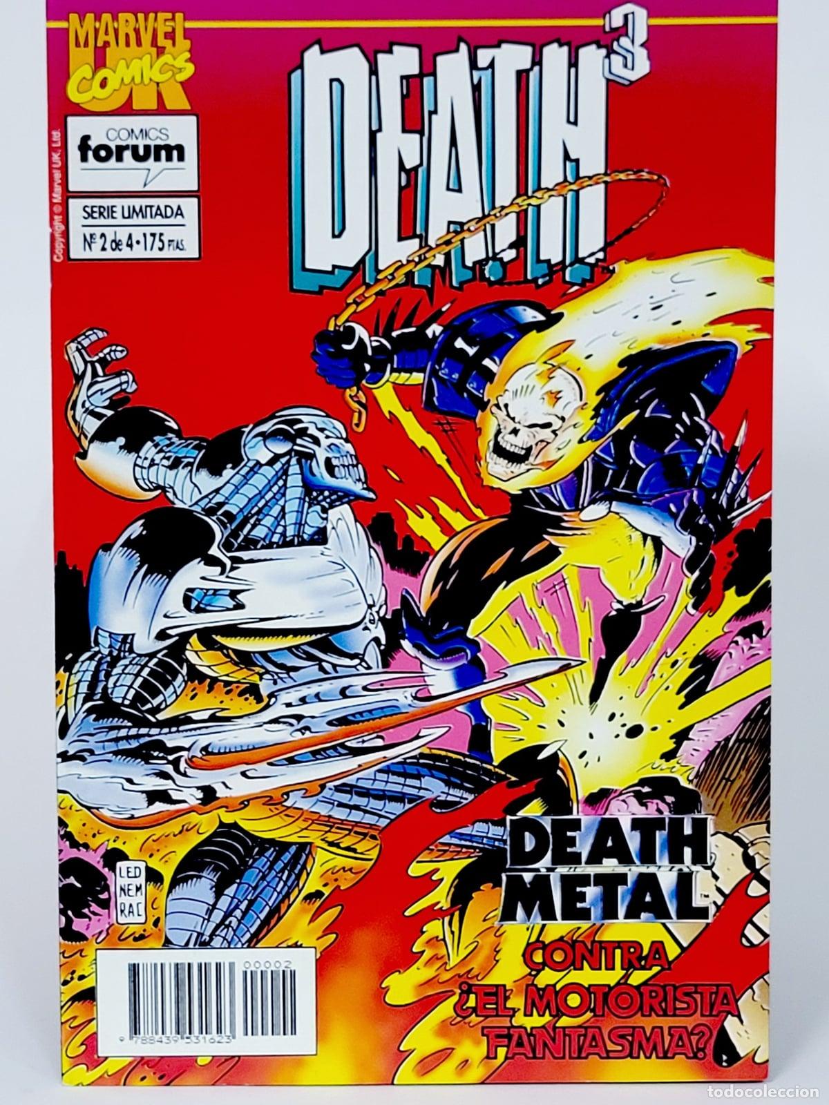 C&oacute;mics: C&Oacute;MIC DEATH 3 2 METAL CONTRA &iquest;EL MOTORISTA FANTASMA? FORUM GRAPA MARVEL DE KIOSCO