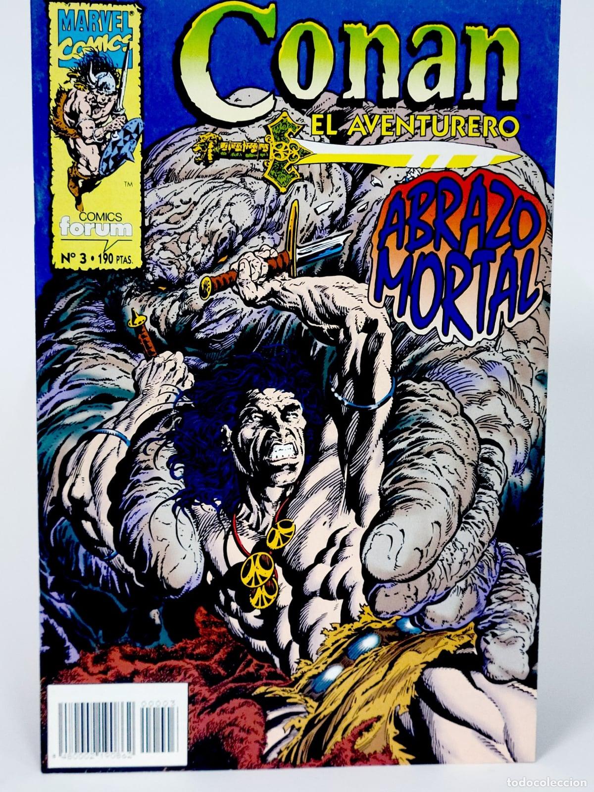 C&oacute;mics: C&Oacute;MIC CONAN 3 &iexcl;ABRAZO MORTAL! FORUM GRAPA MARVEL DE KIOSCO