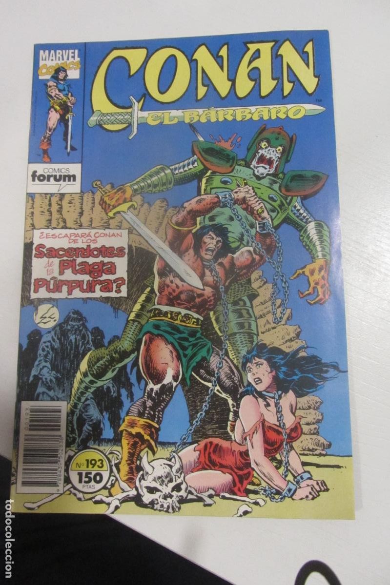 C&oacute;mics: CONAN EL BARBARO N&ordm; 193 FORUM 1983 ARX31 - Foto 1