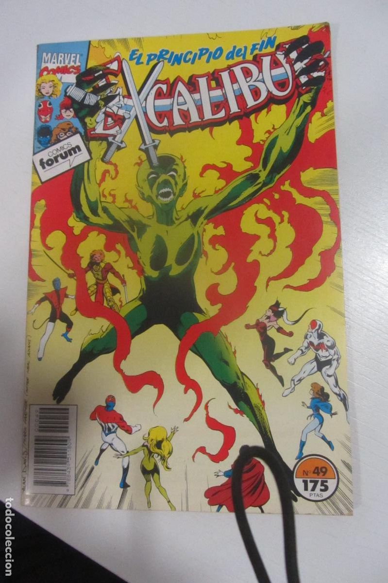 C&oacute;mics: EXCALIBUR N&ordm; 49. VOL. 1. MARVEL COMICS. FORUM ARX31