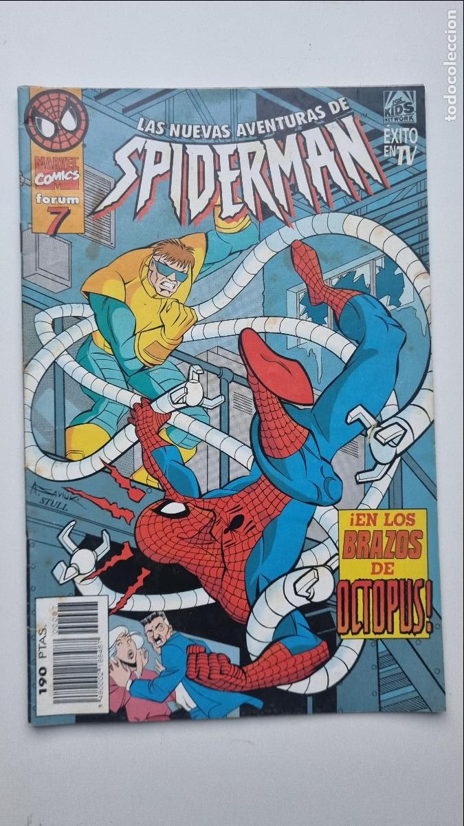 C&oacute;mics: Las nuevas aventuras de SPIDERMAN N&ordm; 7 - &iexcl;En los brazos de Octopus!