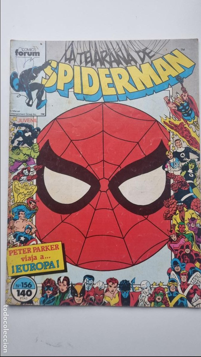 C&oacute;mics: La tela ara&ntilde;a de SPIDERMAN n&ordm; 156 - Peter Parker viaja a Europa!