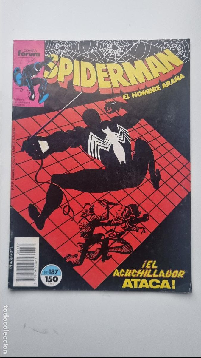 C&oacute;mics: SPIDERMAN, el hombre ara&ntilde;a, n&ordm; 187 - &iexcl;El acuchillador ataca!