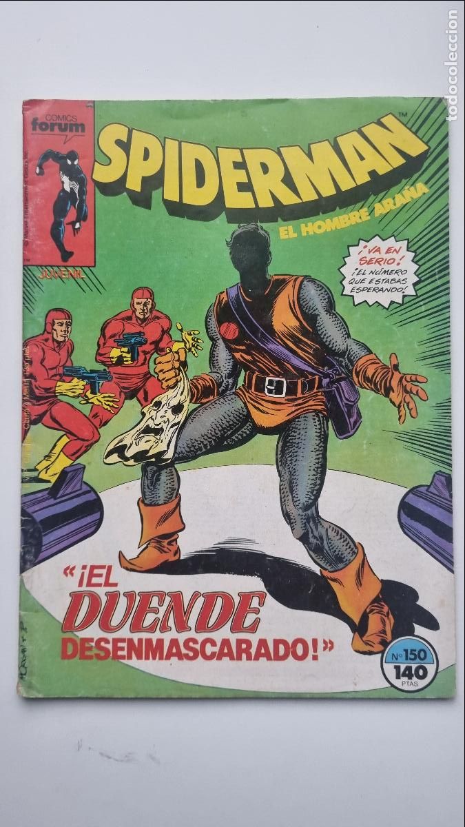 C&oacute;mics: SPIDERMAN, el hombre ara&ntilde;a n&ordm; 150 - &iexcl;el Duende DESENMASCARADO!