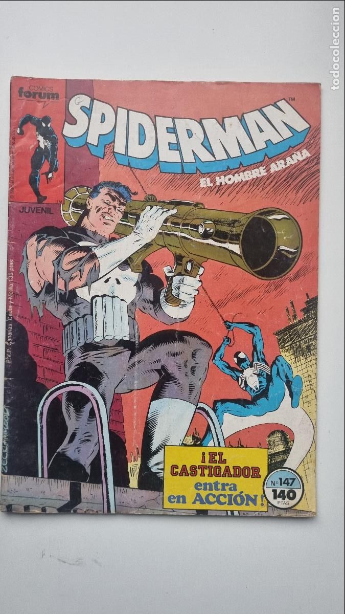 C&oacute;mics: SPIDERMAN, el hombre ara&ntilde;a n&ordm; 147 - El castigador entra en acci&oacute;n