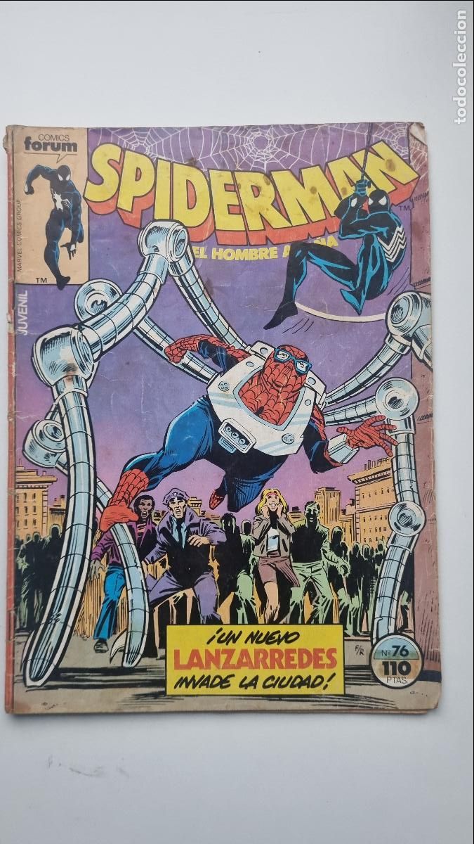 C&oacute;mics: SPIDERMAN, el hombre ara&ntilde;a n&ordm; 76 - Un nuevo lanzaredes invade la ciudad