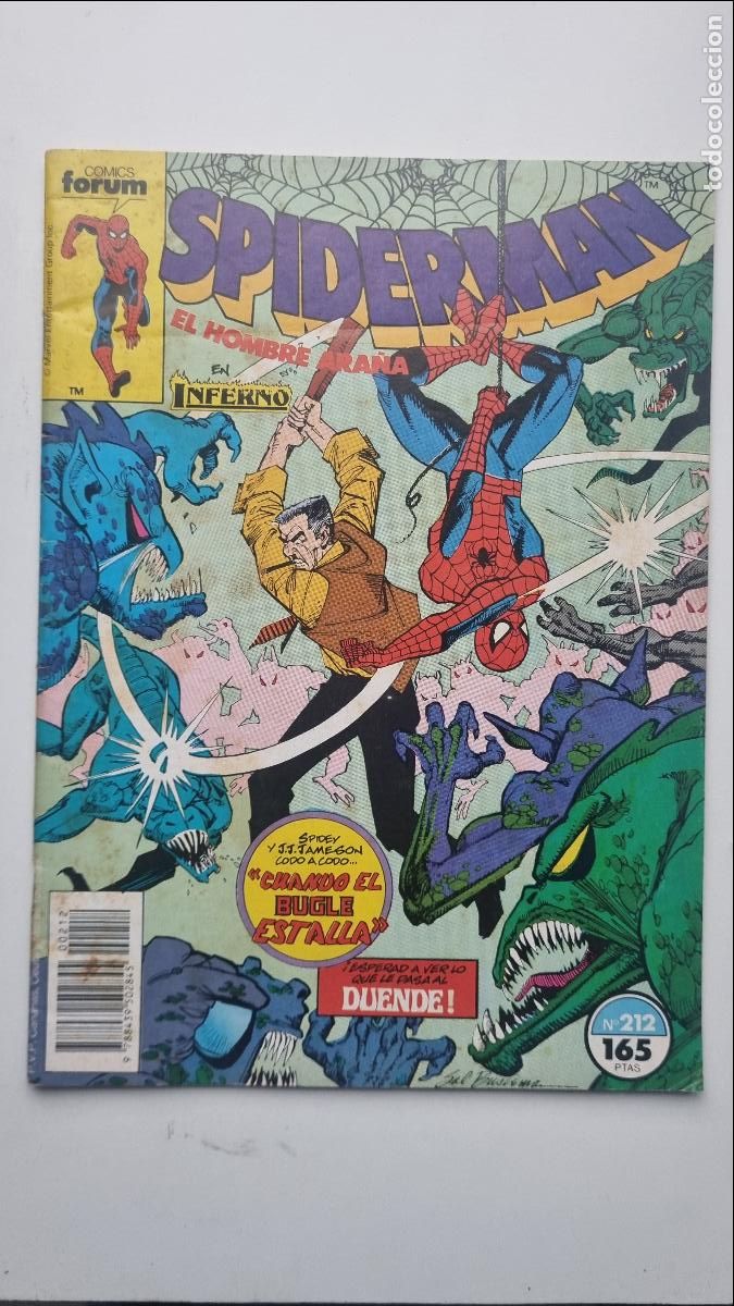 C&oacute;mics: SPIDERMAN, el hombre ara&ntilde;a n&ordm; 212 - En Inferno, Cuando el Bugle Estalla!