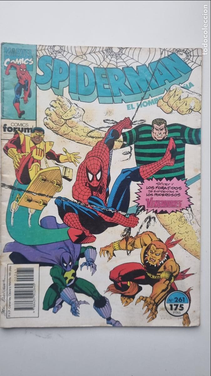 C&oacute;mics: SPIDERMAN, el hombre ara&ntilde;a n&ordm; 261 - Spidey y los foragidos se enfrentan a los poderosos VENGADORES
