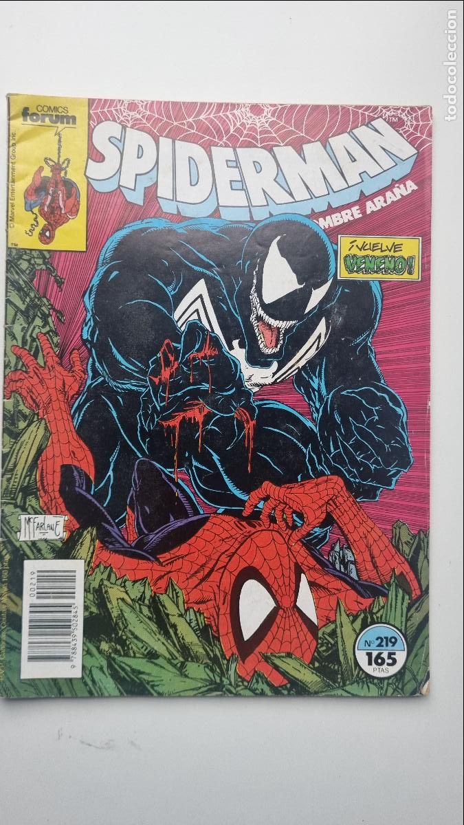 C&oacute;mics: SPIDERMAN, el hombre ara&ntilde;a n&ordm; 219 - Vuelve VENENO!