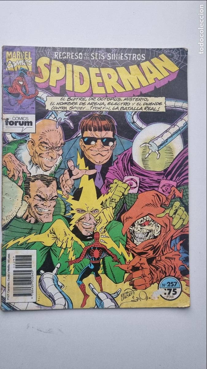 C&oacute;mics: SPIDERMAN, n&ordm; 257 - El regreso de los seis siniestros