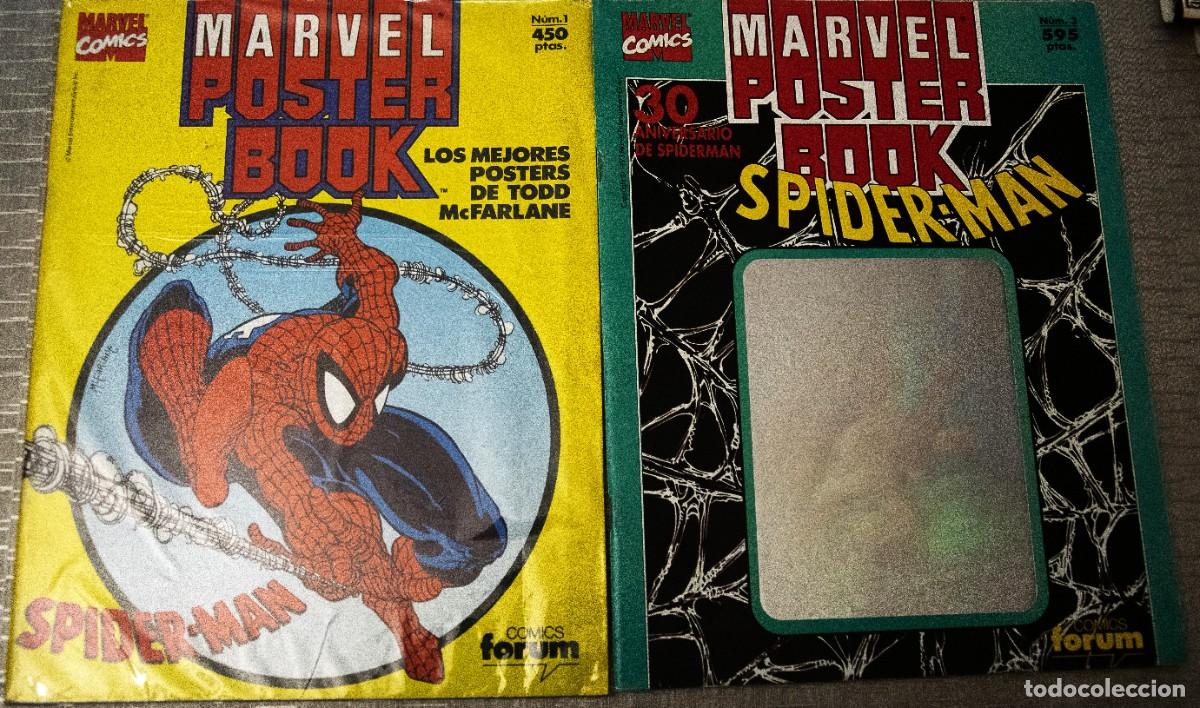 C&oacute;mics: 2 MARVEL POSTER BOOK DEDICADOS A SPIDERMAN