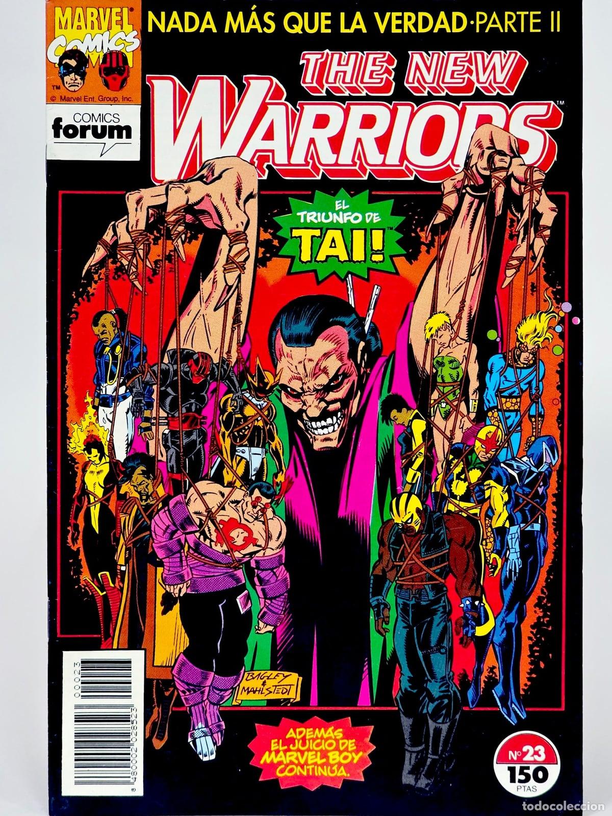 C&oacute;mics: C&Oacute;MIC NEW WARRIORS 23 NADA M&Aacute;S QUE LA VERDAD - PARTE II VOL.1 FORUM GRAPA MARVEL VOLUMEN DE KIOSCO