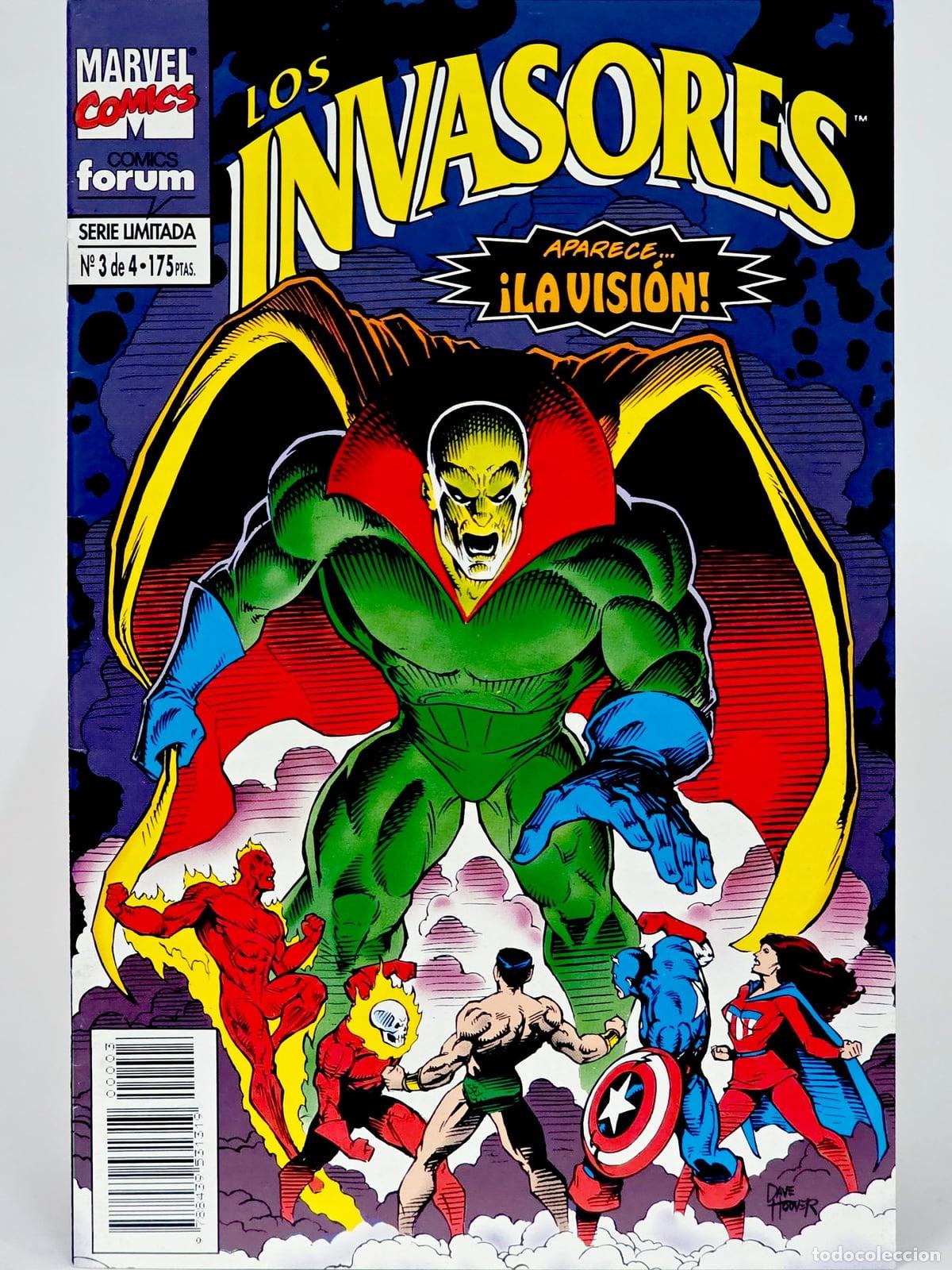 C&oacute;mics: C&Oacute;MIC LOS INVASORES 3 &iexcl;APARECE... LA VISI&Oacute;N! FORUM GRAPA MARVEL DE KIOSCO - Foto 1