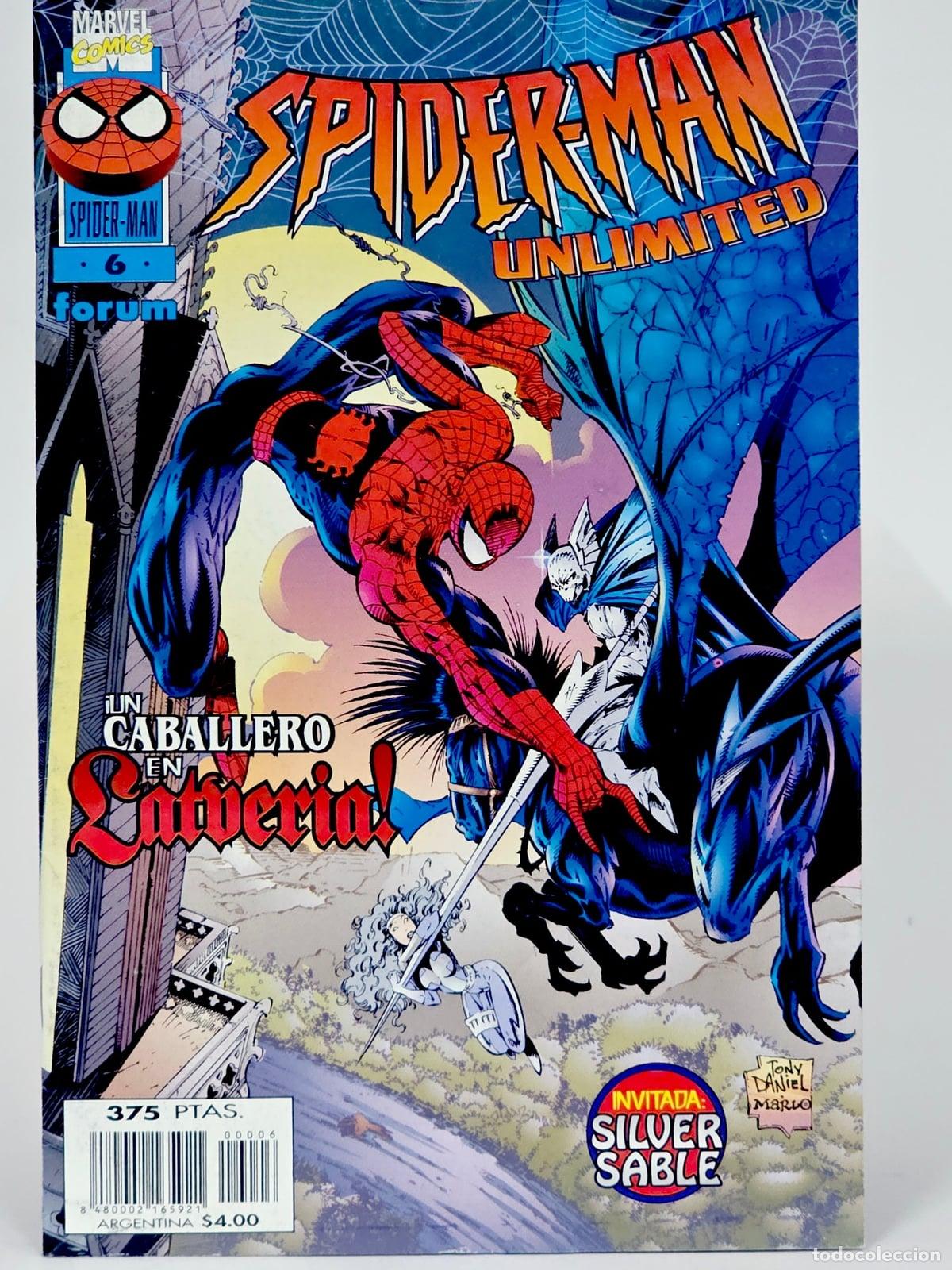 C&oacute;mics: C&Oacute;MIC SPIDERMAN UNLIMITED 6 &iexcl;UN CABALLERO EN LATVERIA! FORUM GRAPA MARVEL EXCELENTE ESTADO
