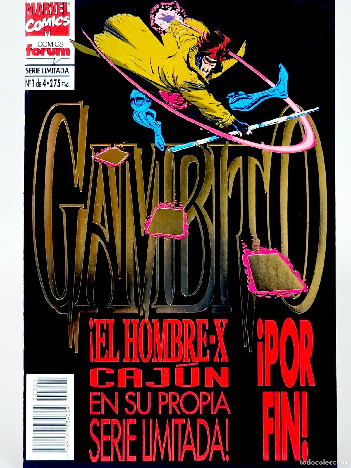 C&oacute;mics: C&Oacute;MIC GAMBITO 1 RECAUDACI&Oacute;N VOL.1 FORUM GRAPA MARVEL VOLUMEN EXCELENTE ESTADO