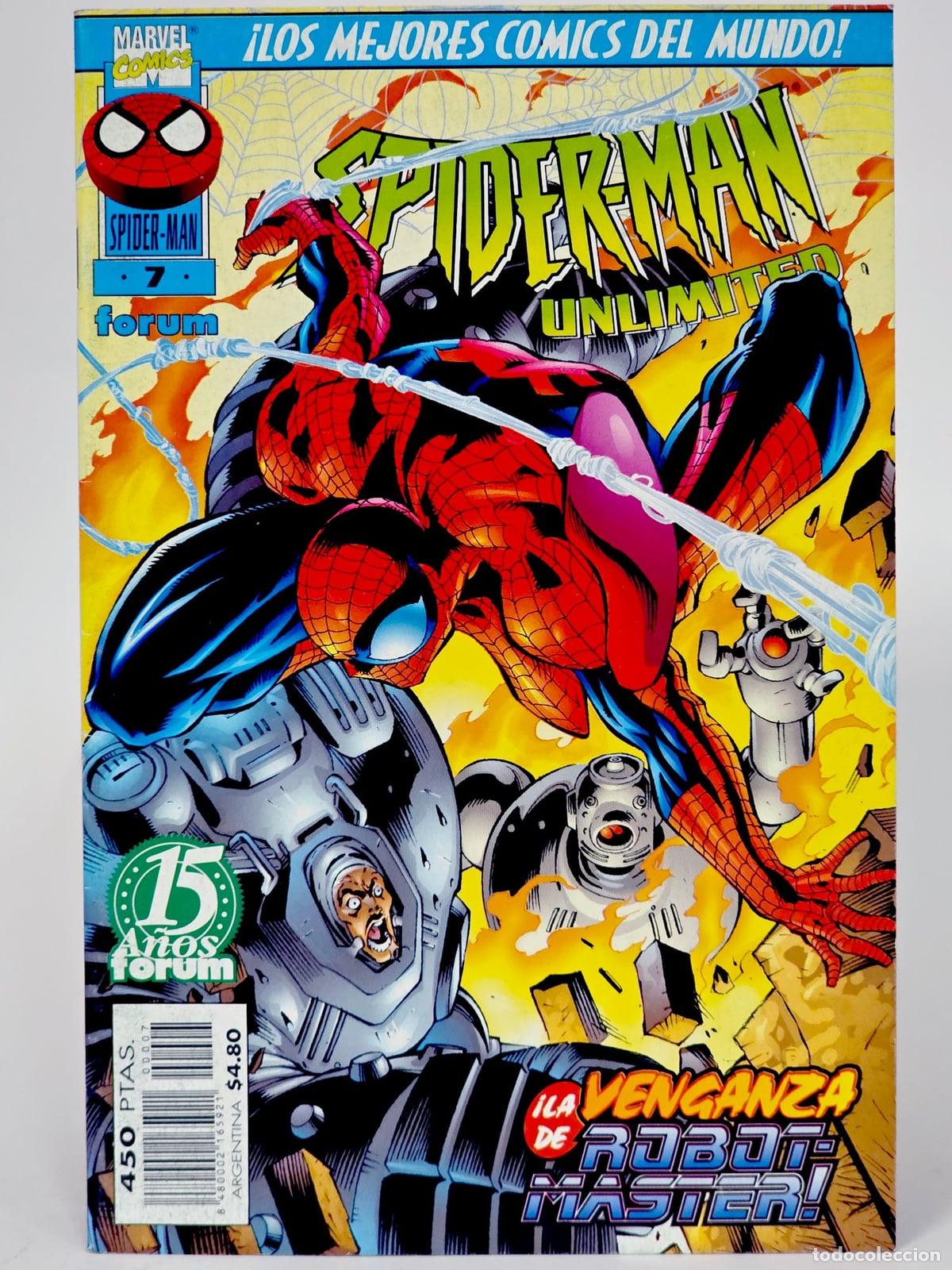 C&oacute;mics: C&Oacute;MIC SPIDERMAN UNLIMITED 7 &iexcl;LA VENGANZA DE ROBOT-MASTER! FORUM GRAPA MARVEL EXCELENTE ESTADO