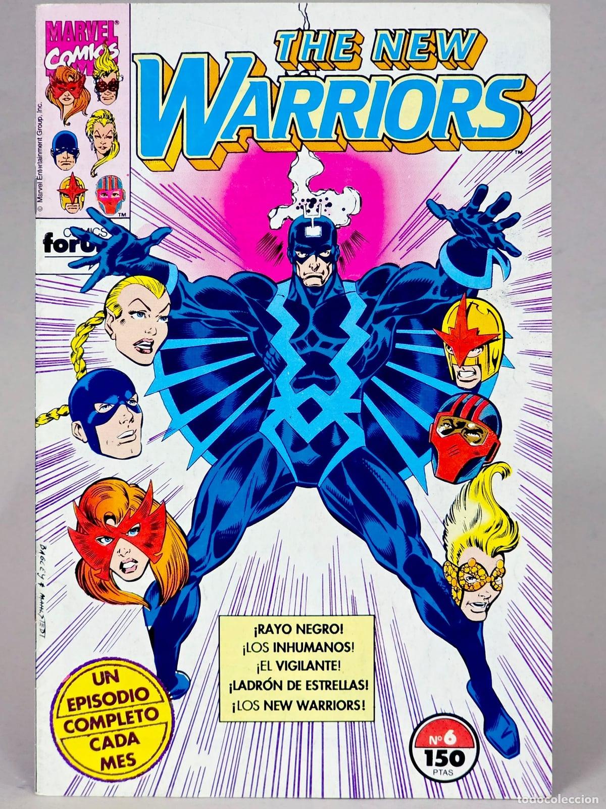 C&oacute;mics: C&Oacute;MIC THE NEW WARRIORS 6 VOL.1 FORUM GRAPA MARVEL VOLUMEN EXCELENTE ESTADO