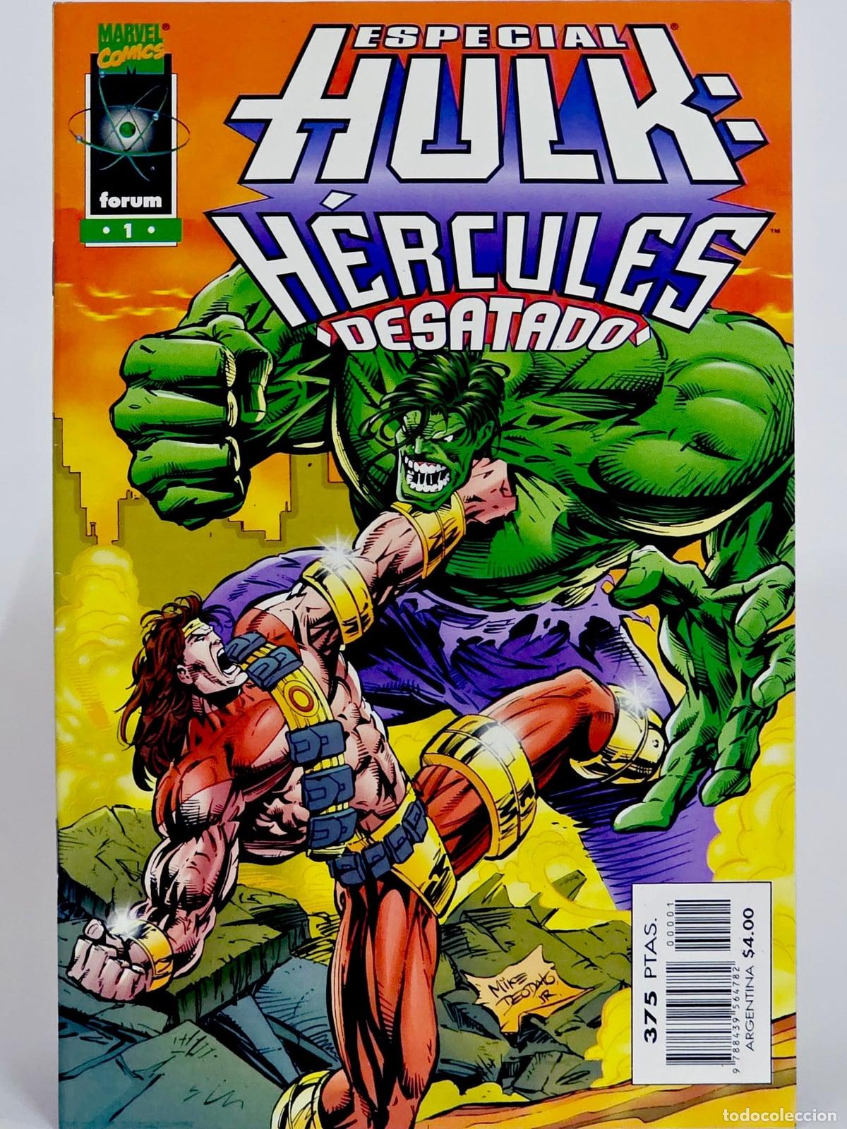 C&oacute;mics: C&Oacute;MIC HULK 1 H&Eacute;RCULES DESATADO FORUM GRAPA MARVEL DE KIOSCO - Foto 1